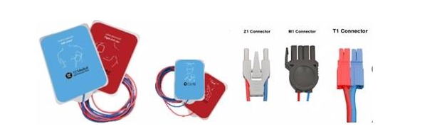 TZ Medical Adult Multi-Function Defibrillation Electrodes and Adapters and TZ Medical Pediatric Multi-Function Defibrillation Electrodes and Adapters